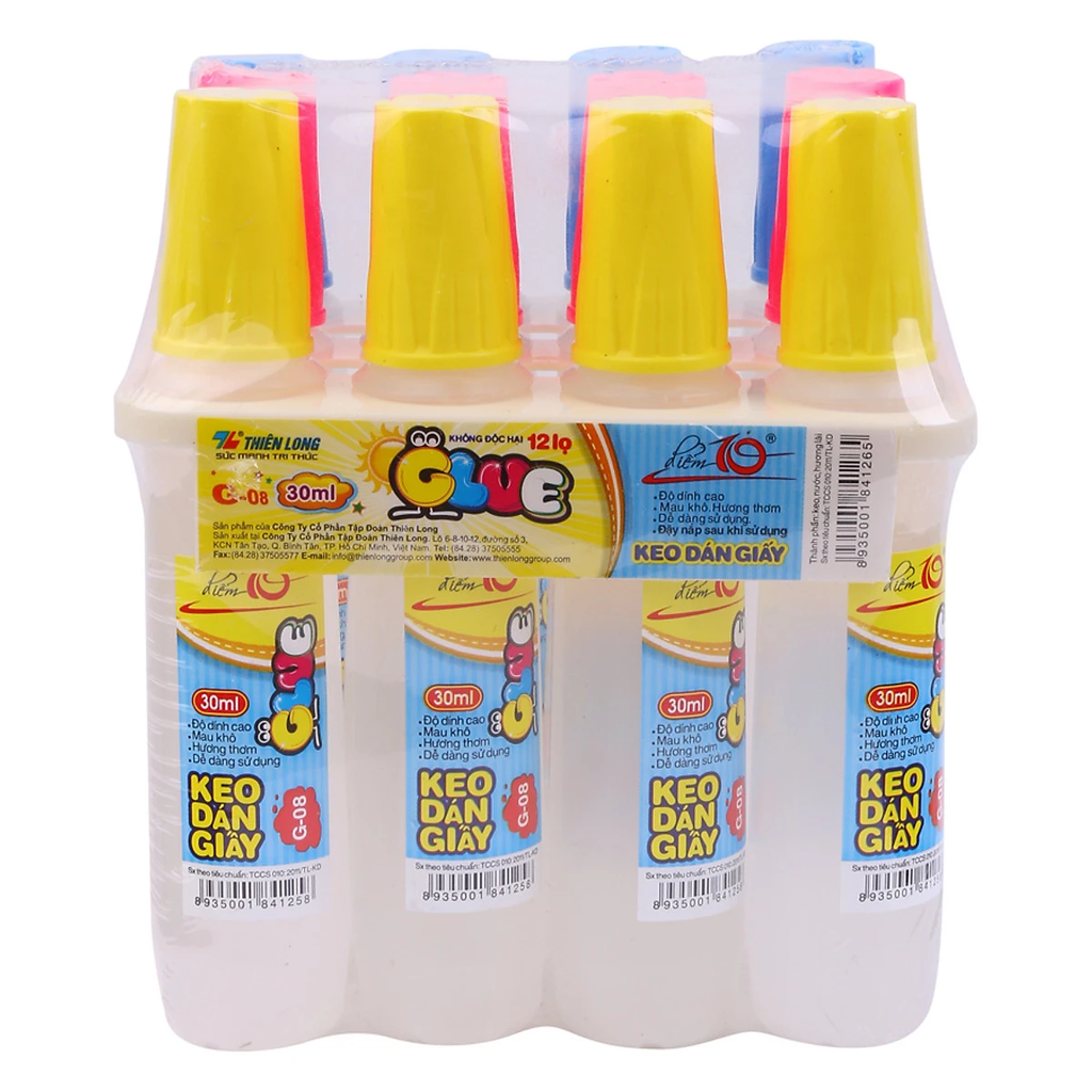 TL - Keo Dán Giấy Nước 30ml TP-G08 (12 Chai/Lốc)