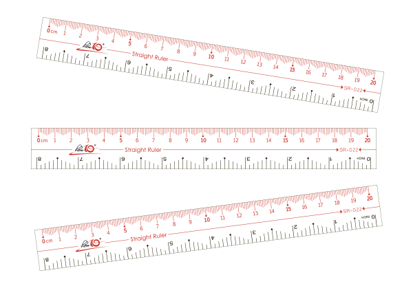 TL - Thước Nhựa Dẻo Thẳng SR-022 PVC - 20cm