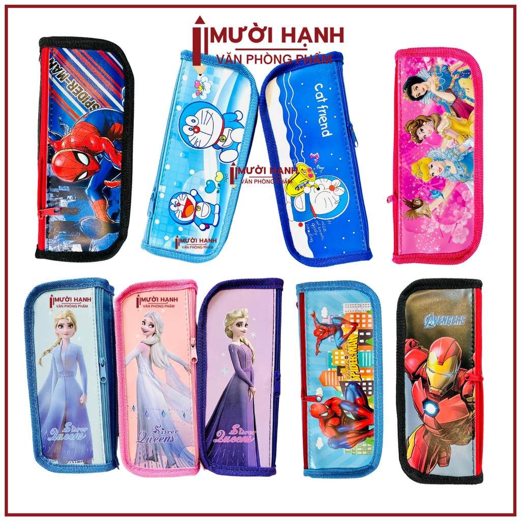 Ví bút vải 2 ngăn khóa kéo Rẻ (48 Cái/ Hộp; 288 Cái Thùng) 5275;5201;5273;5277;5284; 5209