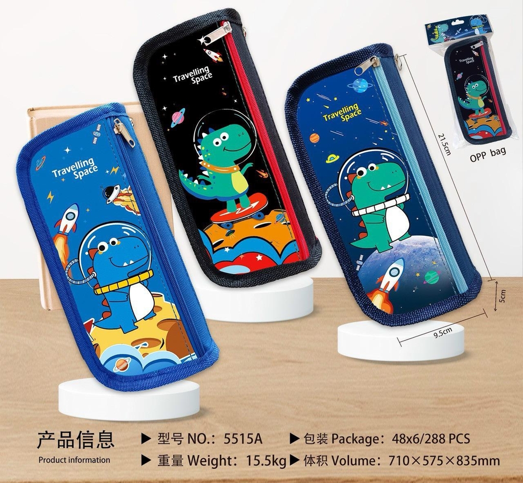 Ví bút vải 2 ngăn khóa kéo Rẻ (48 Cái/ Hộp; 288 Cái Thùng) 5275;5201;5273;5277;5284; 5209