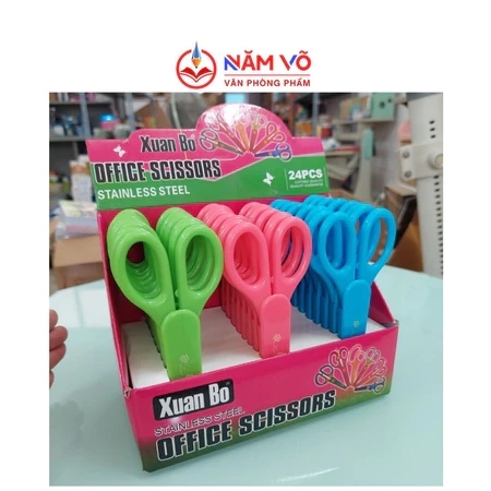 . Kéo Xuân Bo CÓ NẮP Loại 1 (24 Cây/Hộp; 30 Hộp/Thùng)