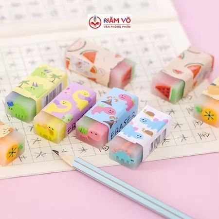 . Gôm Thỏi Thơm KHỦNG LONG MQ 677 (32 Cục/ Lốc) (32 Lốc/ Thùng)