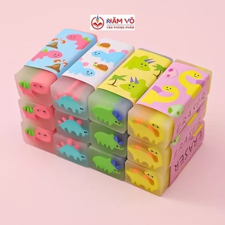 . Gôm Thỏi Thơm KHỦNG LONG MQ 677 (32 Cục/ Lốc) (32 Lốc/ Thùng)