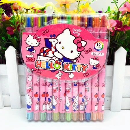 . Sáp Vặn 12 Màu - DÀI 1012Z; 2012B (12 Vĩ/Lốc) (192 Vĩ/Thùng)