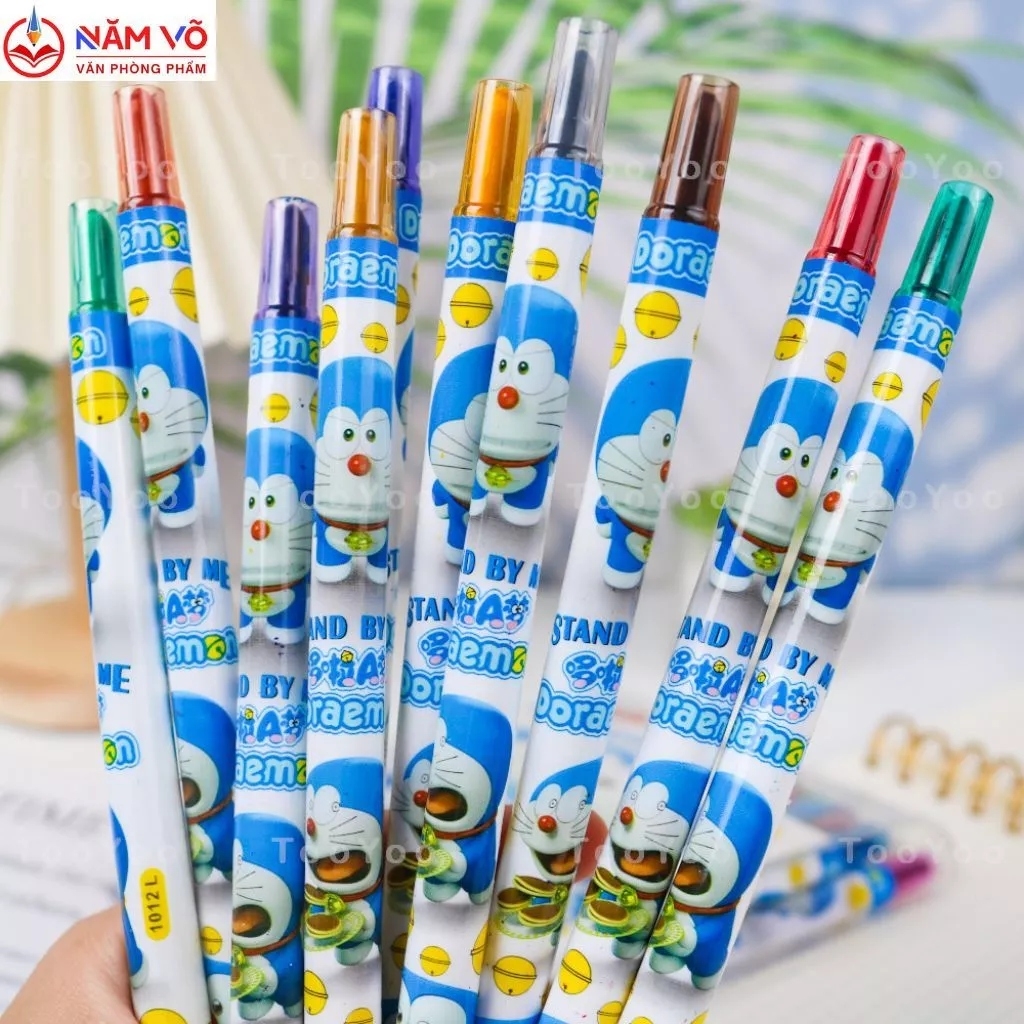 Sáp vặn 24 màu - NGẮN (6 Vĩ/Hộp; 96 Vĩ/Thùng) KM-0224; 1011S