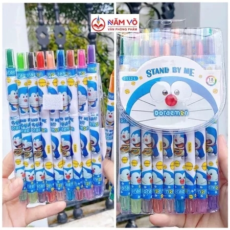 . Sáp Vặn 18 Màu - DÀI 1012F; 1012L (12 Vĩ/Lốc) (144 Vĩ/Thùng)