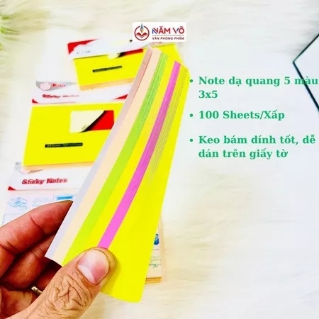 Giấy Note Đủ Màu Xing Li 3x5 (12 Xấp/Hộp; 30 Hộp/Thùng)