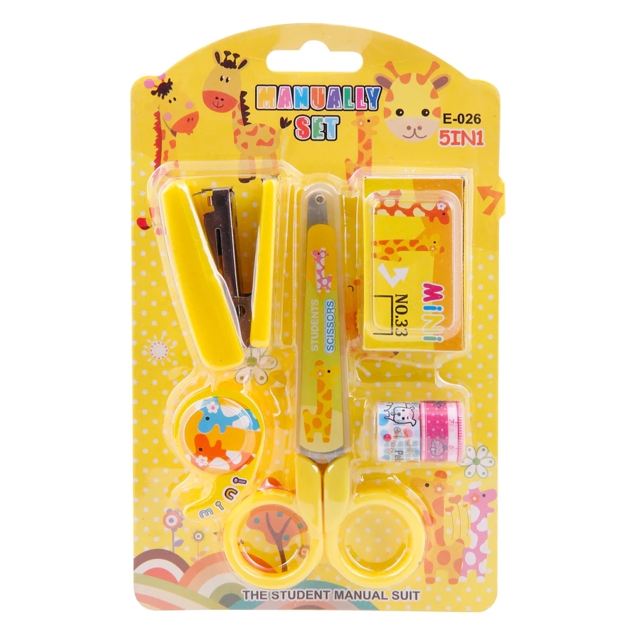 Bộ Kim bấm kéo 5 in 1 E-026 (20 Vĩ/Hộp)