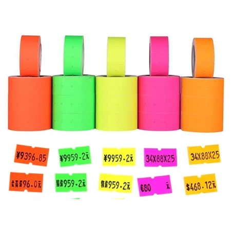Cuộn bấm giá MÀU (10 Cuộn nhỏ/Cây) (10 Cây/ Hộp) (10 Hộp/Thùng)