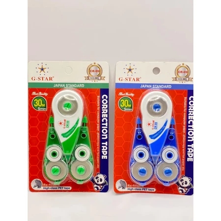 G-Star Xoá Kéo 1 Cây (Kèm 2 ruột) CR-09 (24 Cây/Hộp; 12 Hộp/ Thùng; 288 Cây/ Thùng)