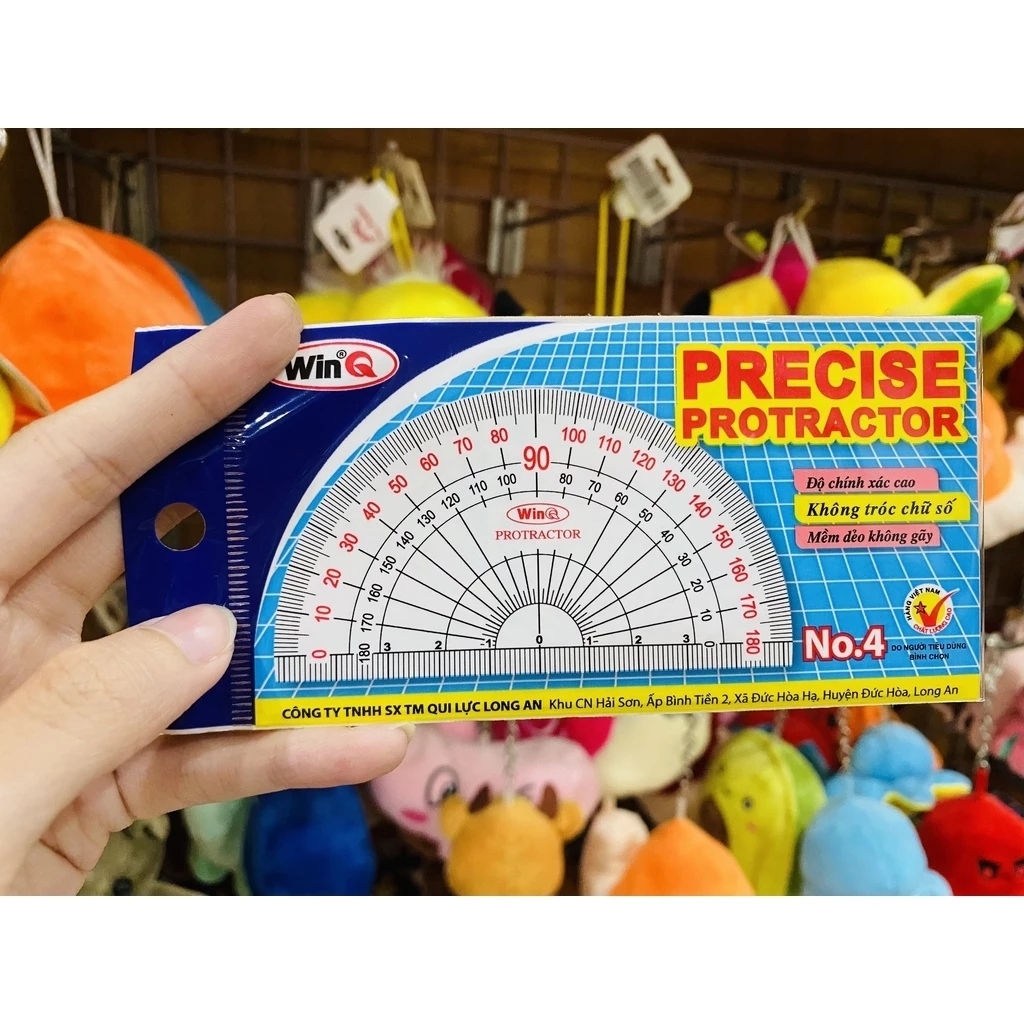 Win Q Thước Dẻo Đo Độ Loại Lớn Số 4 No4 (50 Cây/Hộp; 30 Hộp/ Thùng)