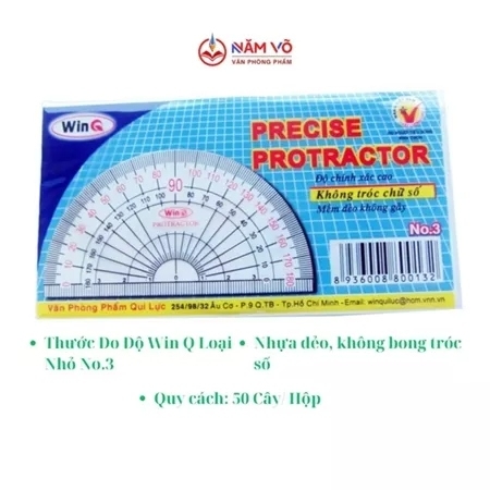 Win Q Thước Dẻo Đo Độ Nhỏ Số 3 NO3 (50 Cây/Hộp; 50 Hộp/ Thùng)