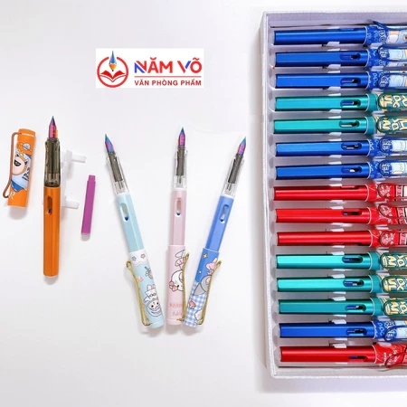 . Bút Máy NẮP ĐẬY Ống Mực Xóa Được (12 Cây/Hộp) 7002;7012;7003;7005;7006;4073;437;4659;4022;T98