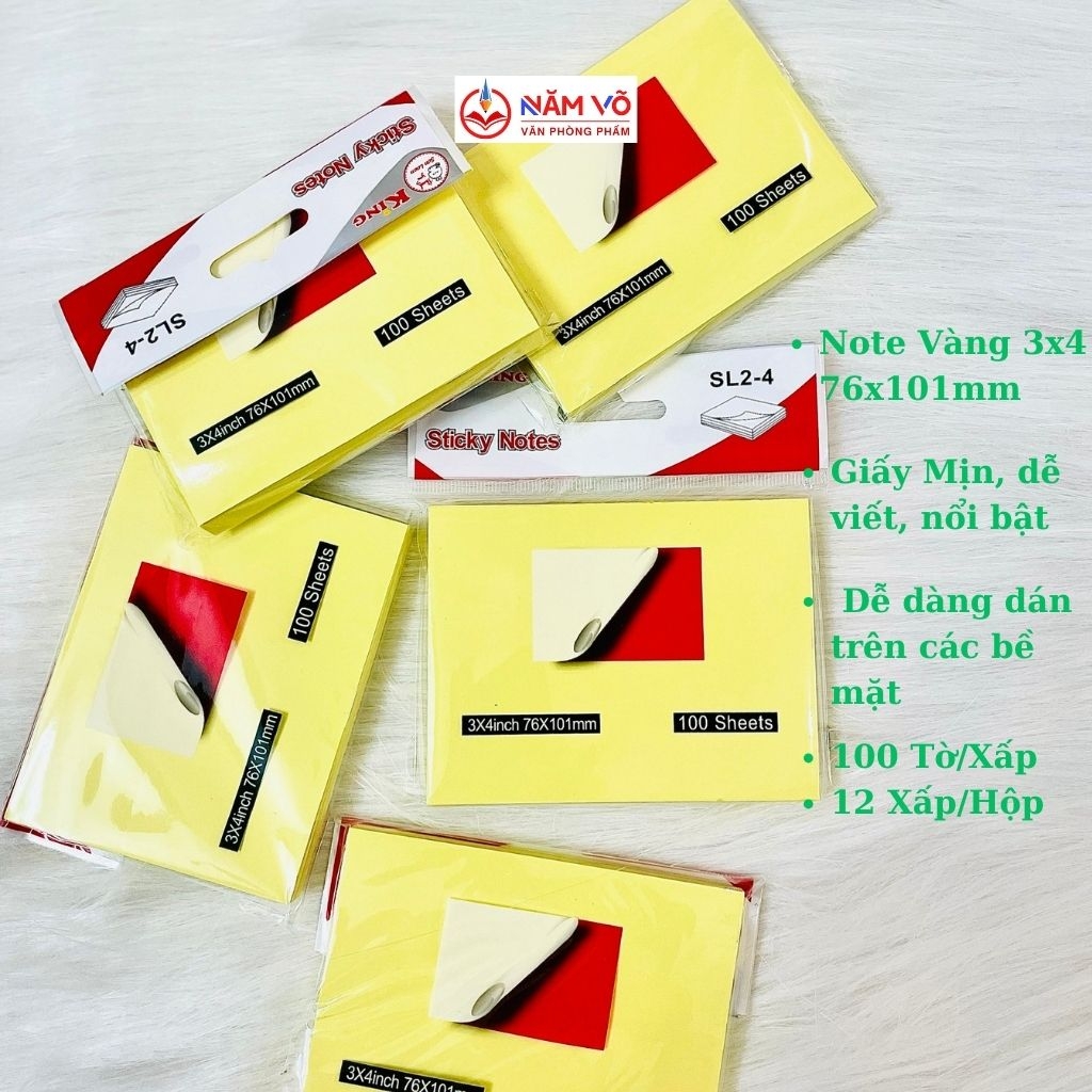 Giấy Note Vàng Xing Li; King