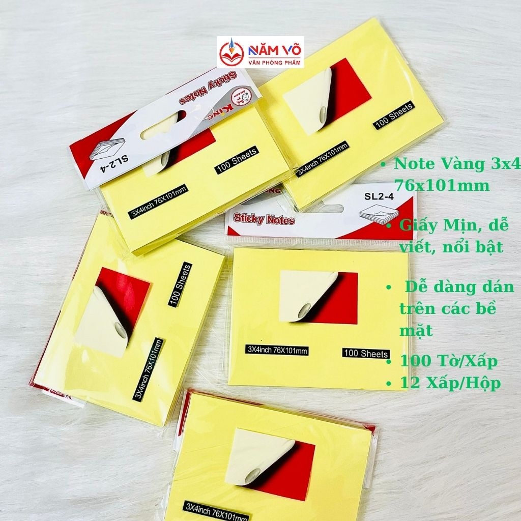 Giấy Note Vàng Xing Li; King