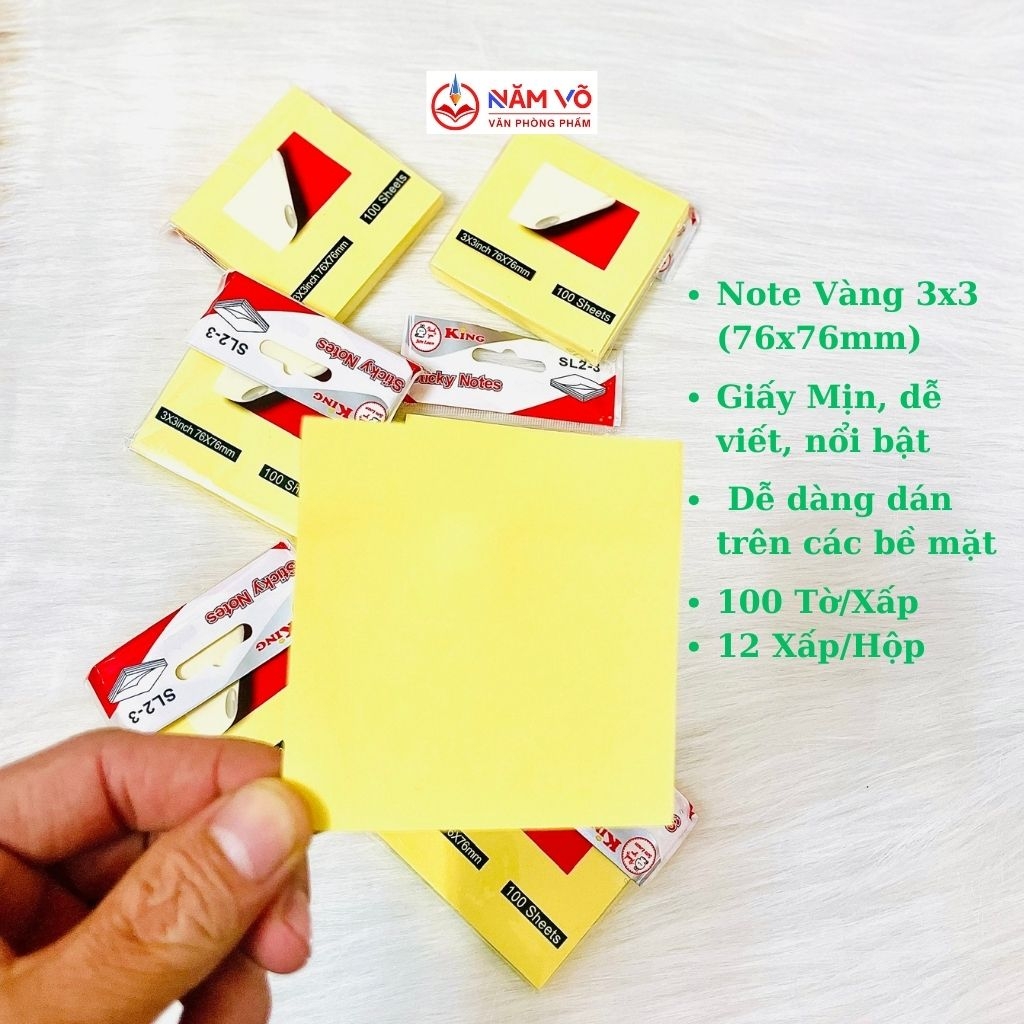 Giấy Note Vàng Xing Li; King