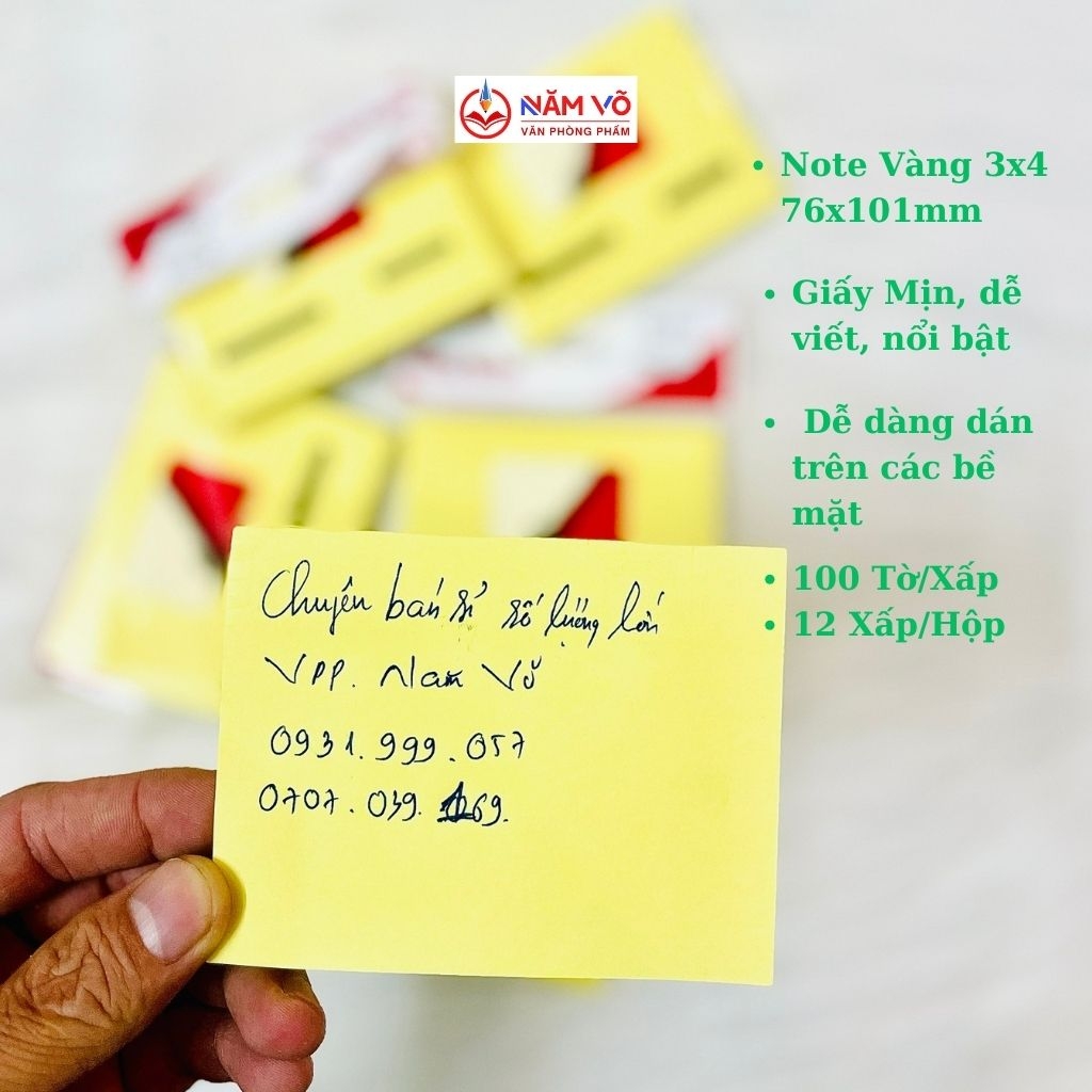 Giấy Note Vàng Xing Li; King