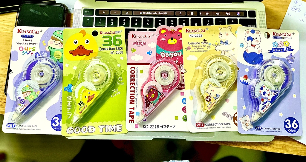 . Xóa Kéo Vĩ 1 Cây (24 Vĩ/Hộp) (36 Hộp/Thùng) Jinuo; KuangCai