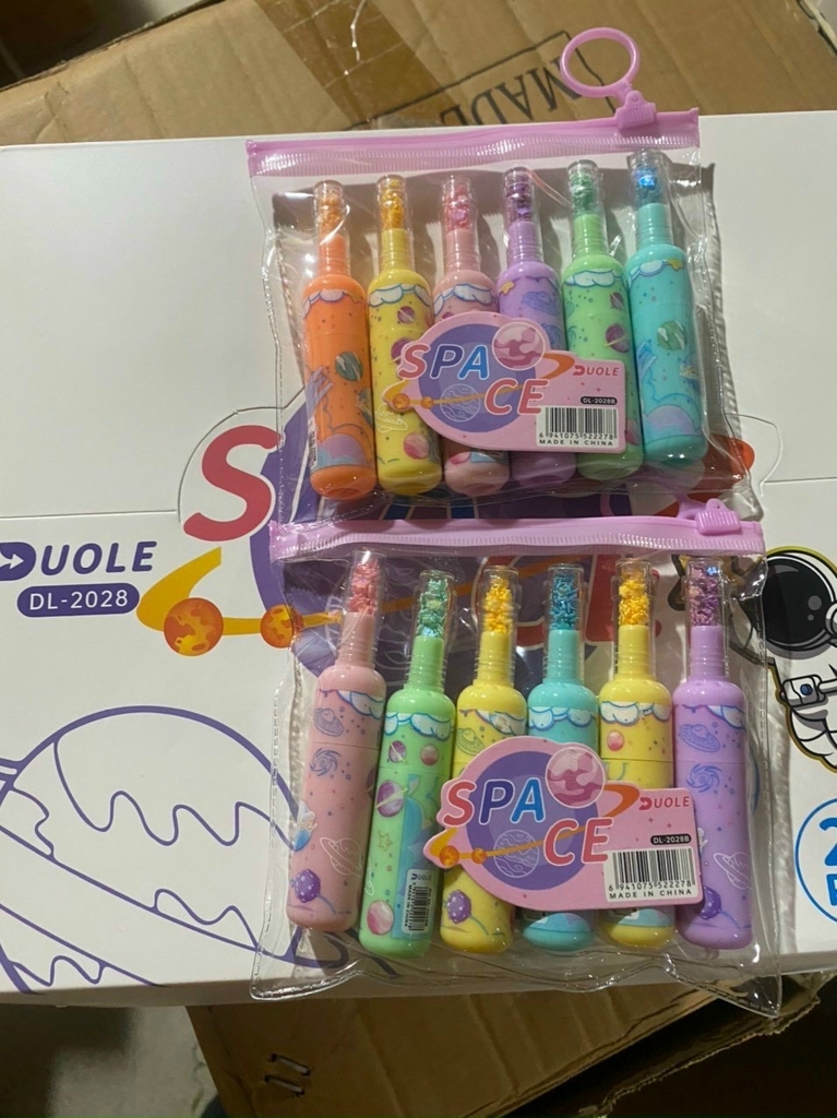 Dạ quang hình dễ thương DL-2028B; DL-2028A (6 Cây/Bịch) (24 Bịch/ Hộp) (12 Hộp/ Thùng)