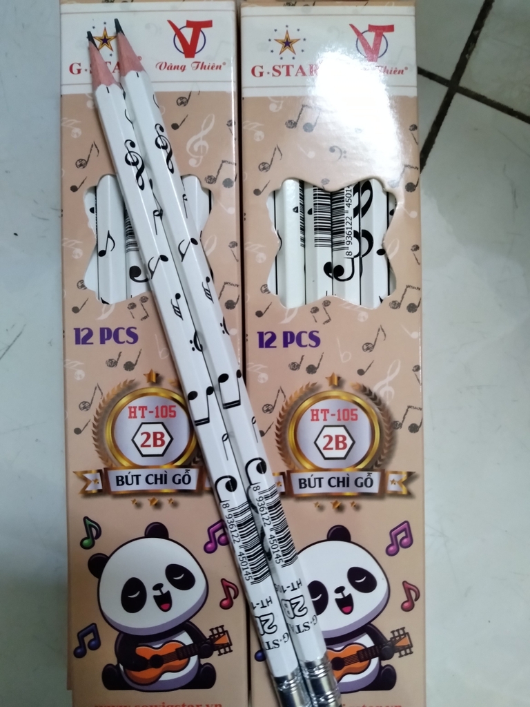 G-Star Bút Chì Đen HT105 2B (12 Cây/ Hộp; 12 Hộp/ Lốc; 20 Lốc/ Thùng)