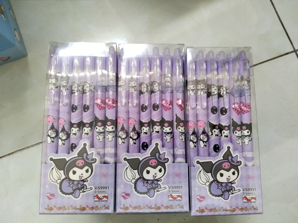 Bút Gel Bấm Xóa Được HỘP KIẾNG VS, King (12 Cây/Hộp; 12 Hộp/Lốc; 16 Lốc/Thùng)