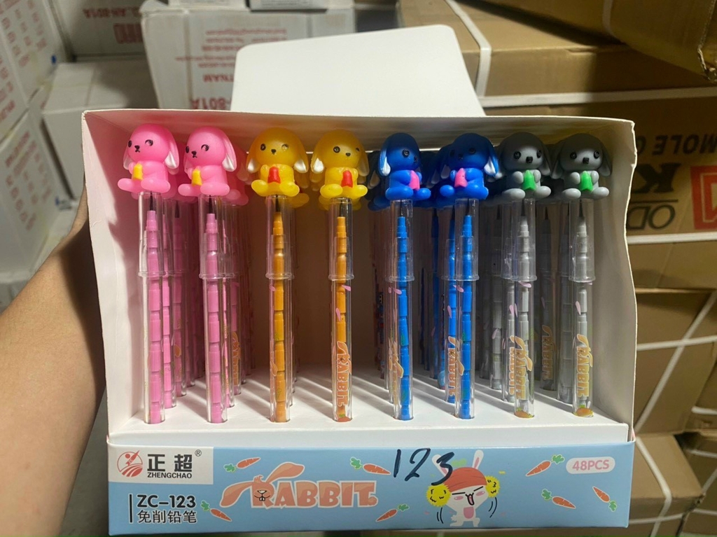 . Bút Chì Khúc Đầu Thú Hình Dễ Thương (48 Cây/ Lốc) ZC-911; ZC-189; A-10; ZC-600; ZC-189; A-16; ZC-212; ZC-600; ZC-117; ZC-132; ZC-153; ZC-195; ZC-179