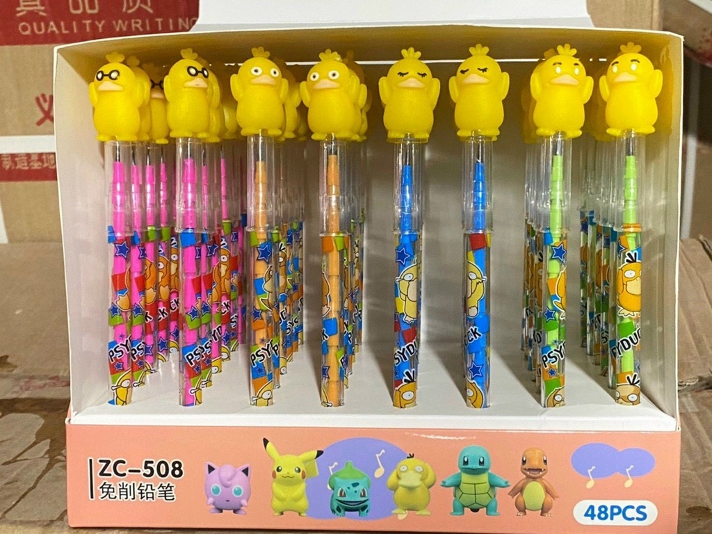 . Bút Chì Khúc Đầu Thú Hình Dễ Thương (48 Cây/ Lốc) ZC-911; ZC-189; A-10; ZC-600; ZC-189; A-16; ZC-212; ZC-600; ZC-117; ZC-132; ZC-153; ZC-195; ZC-179