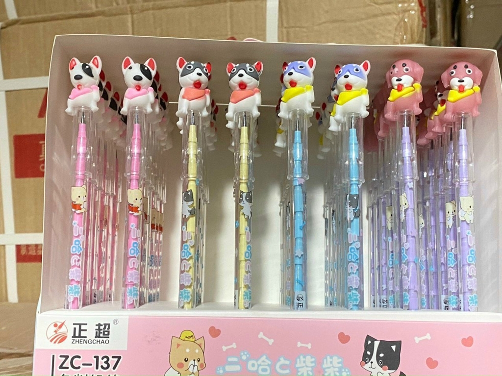 . Bút Chì Khúc Đầu Thú Hình Dễ Thương (48 Cây/ Lốc) ZC-911; ZC-189; A-10; ZC-600; ZC-189; A-16; ZC-212; ZC-600; ZC-117; ZC-132; ZC-153; ZC-195; ZC-179