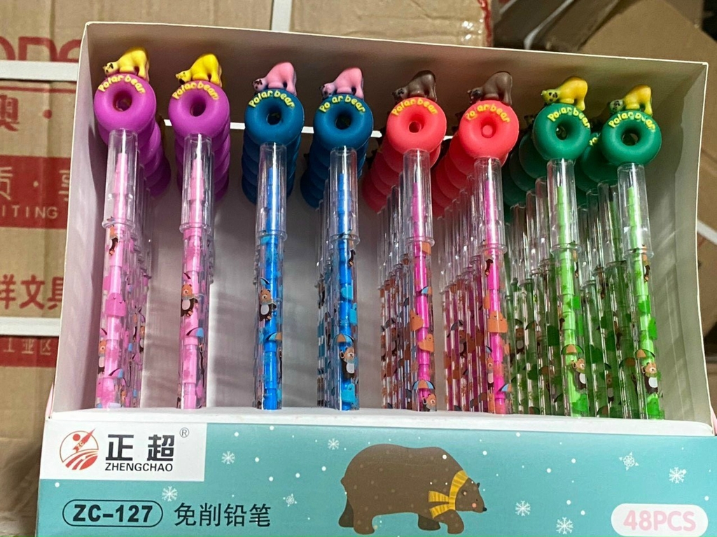 . Bút Chì Khúc Đầu Thú Hình Dễ Thương (48 Cây/ Lốc) ZC-911; ZC-189; A-10; ZC-600; ZC-189; A-16; ZC-212; ZC-600; ZC-117; ZC-132; ZC-153; ZC-195; ZC-179