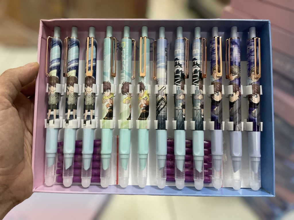 . Bút Máy Bấm Xóa Được (12 Cây/Hộp) 5008; 5012;5000;5002;5003;5005;5006;7005;4061