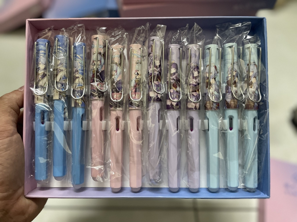 . Bút Máy NẮP ĐẬY Ống Mực Xóa Được (12 Cây/Hộp) 7002;7012;7003;7005;7006;4073;437;4659;4022;T98