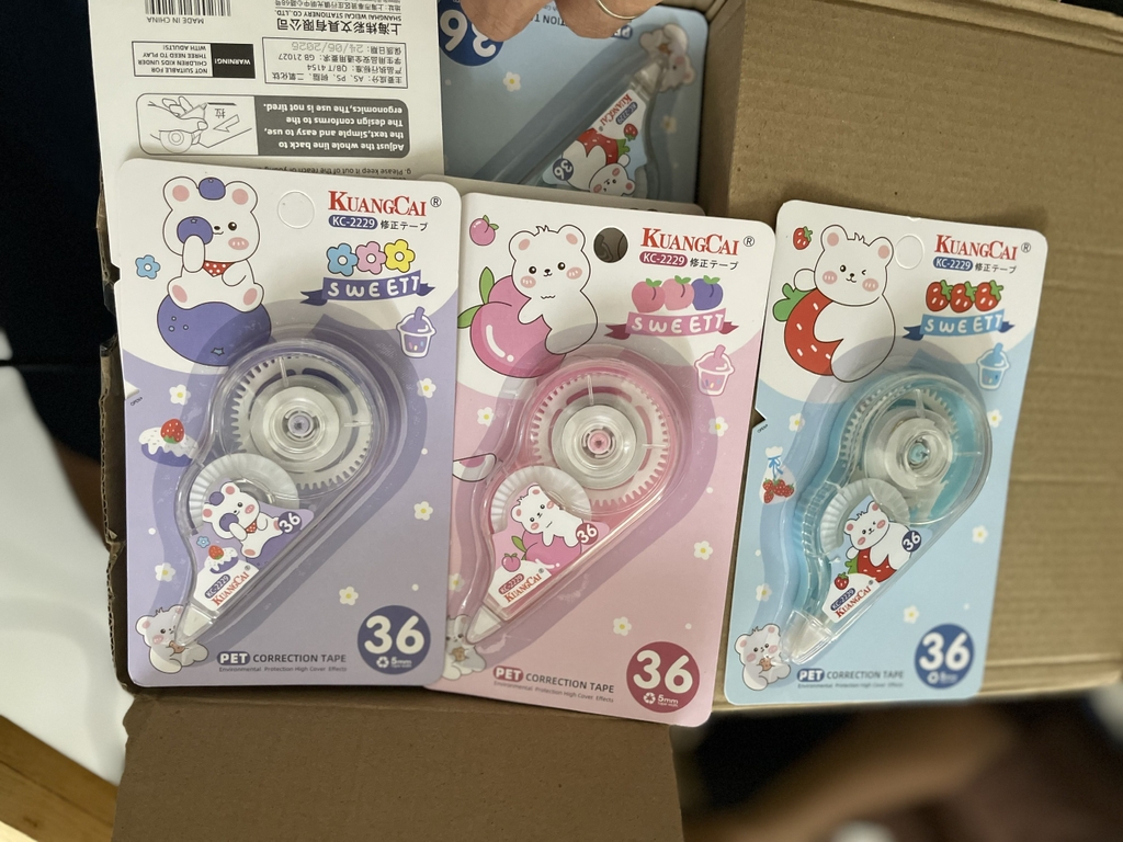 . Xóa Kéo Vĩ 1 Cây (24 Vĩ/Hộp) (36 Hộp/Thùng) Jinuo; KuangCai