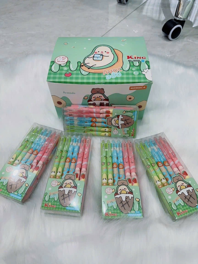 Bút Gel Bấm Xóa Được HỘP KIẾNG VS, King (12 Cây/Hộp; 12 Hộp/Lốc; 16 Lốc/Thùng)