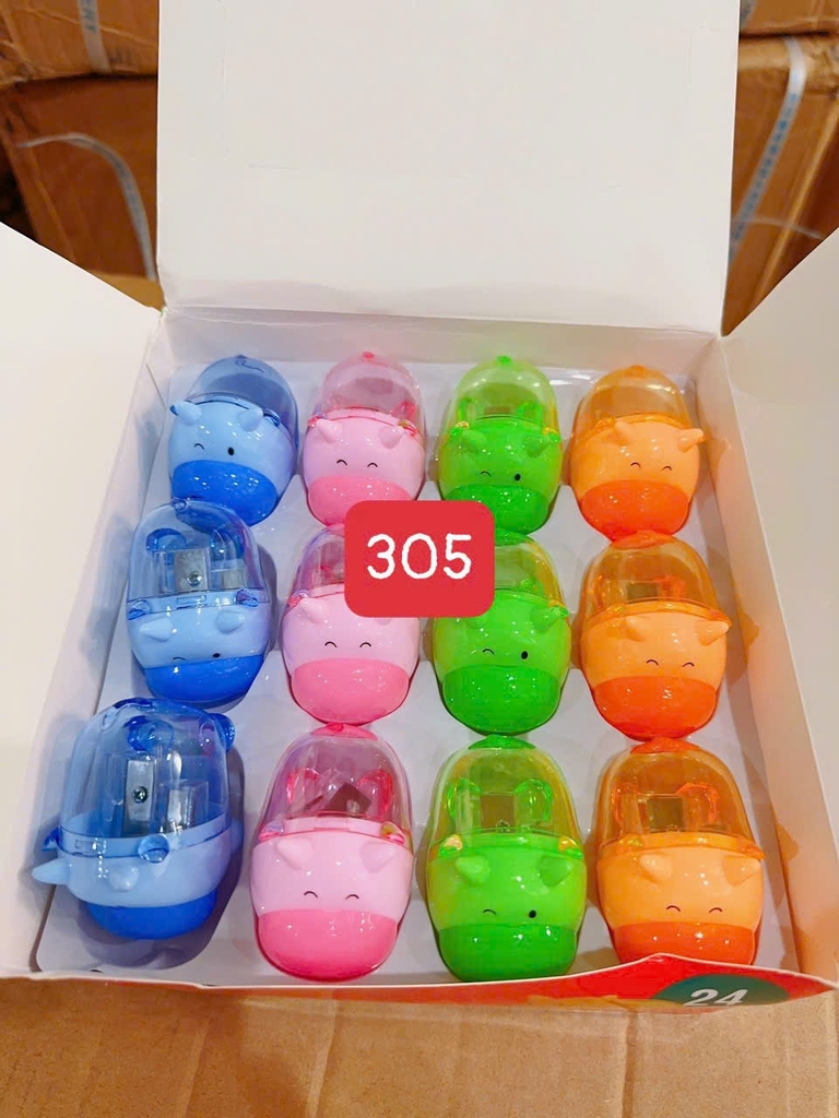 Chuốt 2 Lỗ Hà Mã 305 (24 Cái/Lon) (48 Lon/Thùng)