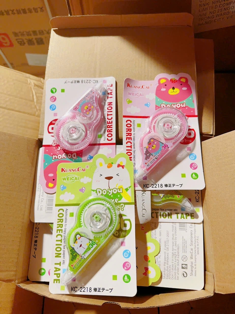 . Xóa Kéo Vĩ 1 Cây (24 Vĩ/Hộp) (36 Hộp/Thùng) Jinuo; KuangCai