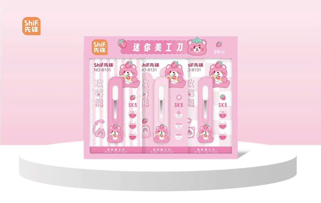 Dao Rọc Giấy Vĩ Shif SK5 8154 (24 Cây/Hộp; 20 Hộp/Thùng)