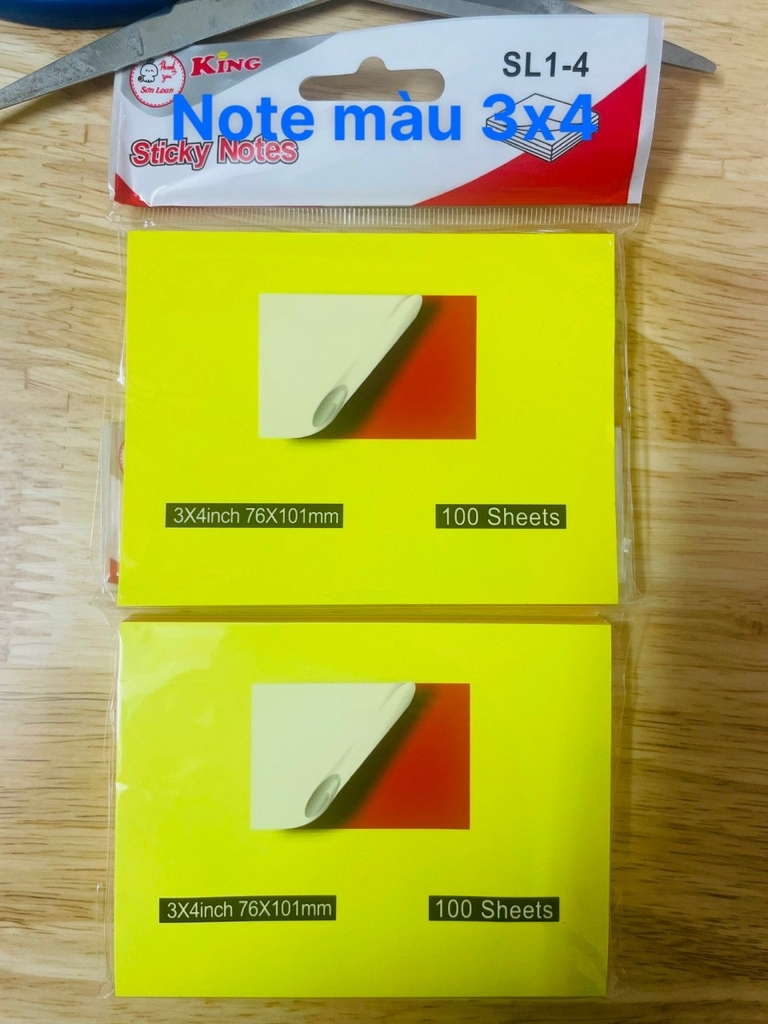 Giấy Note Đủ Màu Xing Li 3x4 (12 Xấp/Hộp; 40 Hộp/Thùng)