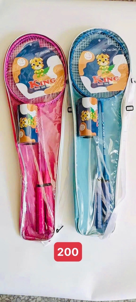 Vợt Cầu Lông Tặng Ống Cầu 200 (50 Cặp/Thùng)