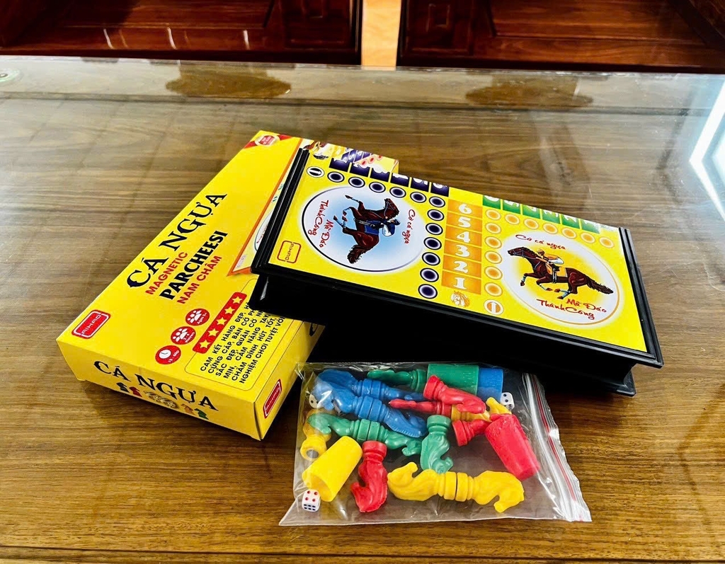 . Bàn Cờ Cá Ngựa Aihao NAM CHÂM 28 x 28CM (Có Hộp Giấy Bên Ngoài) (60 Hộp/Thùng) No.001