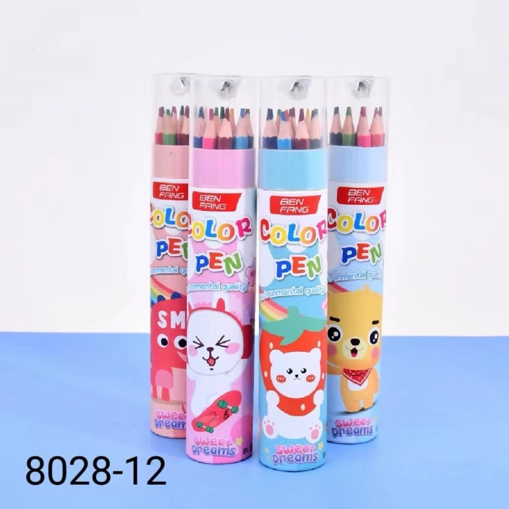 . Lon Bút Chì Màu Kèm Chuốt