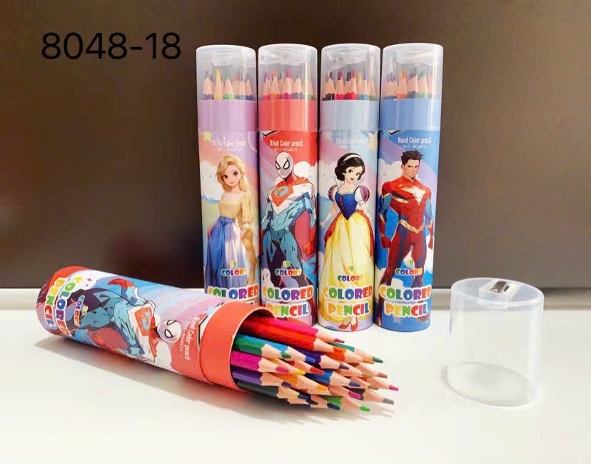 . Lon Bút Chì Màu Kèm Chuốt