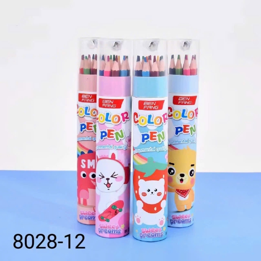 . Lon Bút Chì Màu Kèm Chuốt