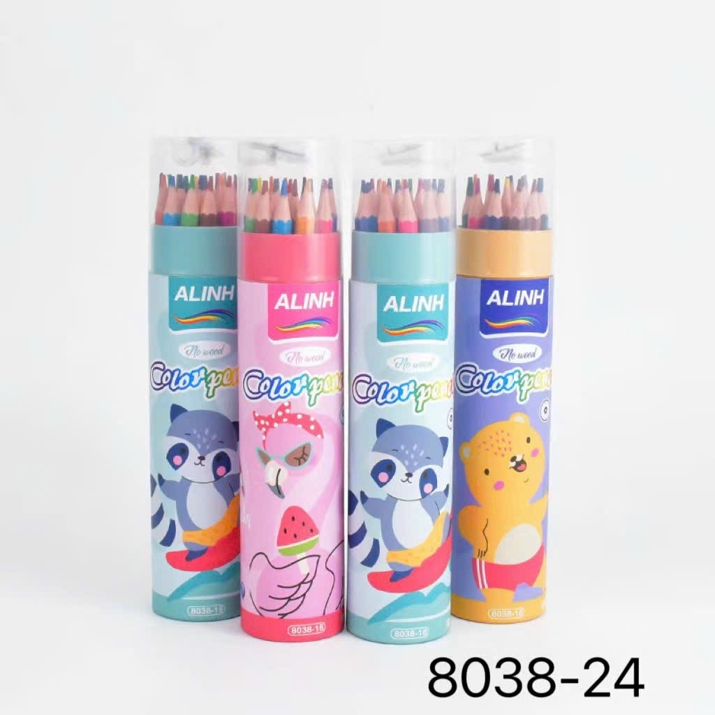 . Lon Bút Chì Màu Kèm Chuốt