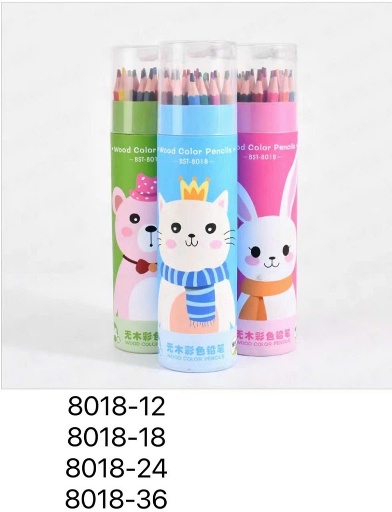 . Lon Bút Chì Màu Kèm Chuốt