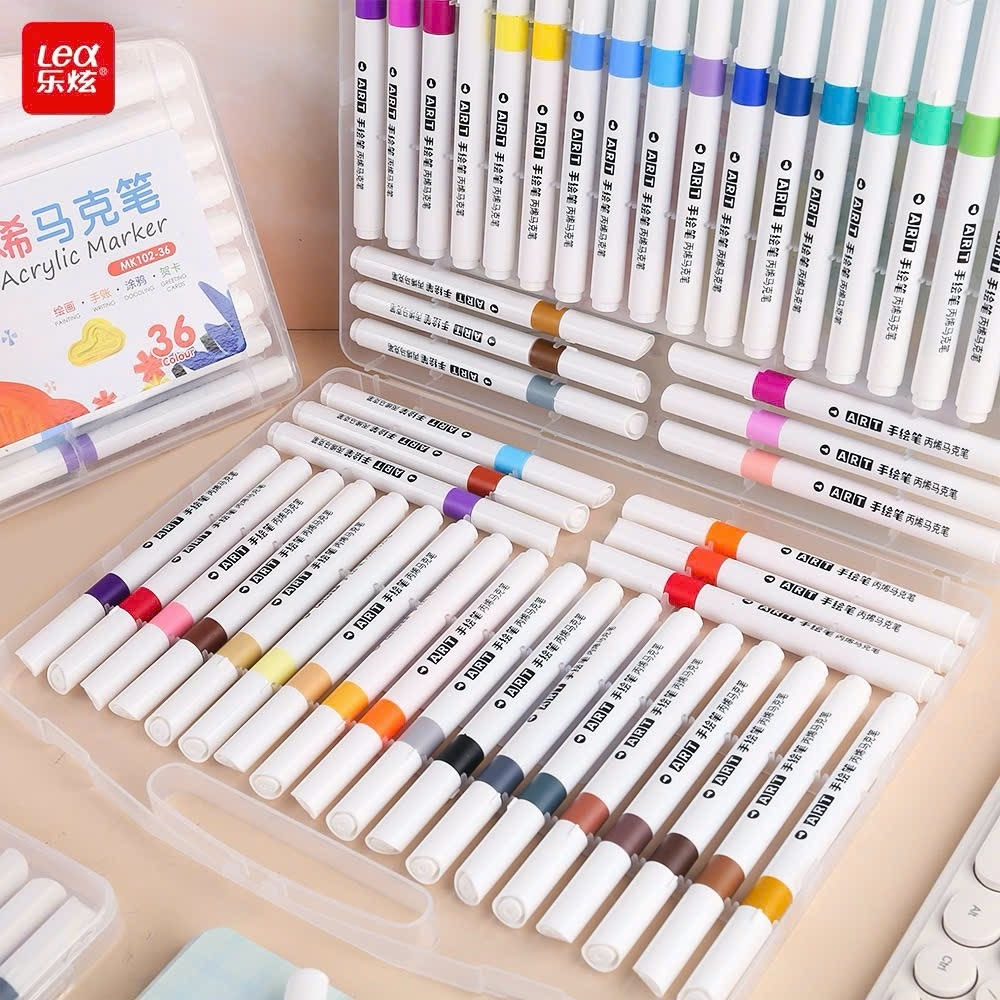 Bút Lông Màu ACRYLIC LEX 102 (THÂN TRÒN, NGÒI TÙ)