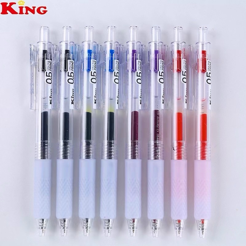 . Bút Bi Bấm King Hi-Tec Klik SL-101 (12 Cây/ Hộp; 12 Hộp/ Lốc; 12 Lốc/ Thùng)