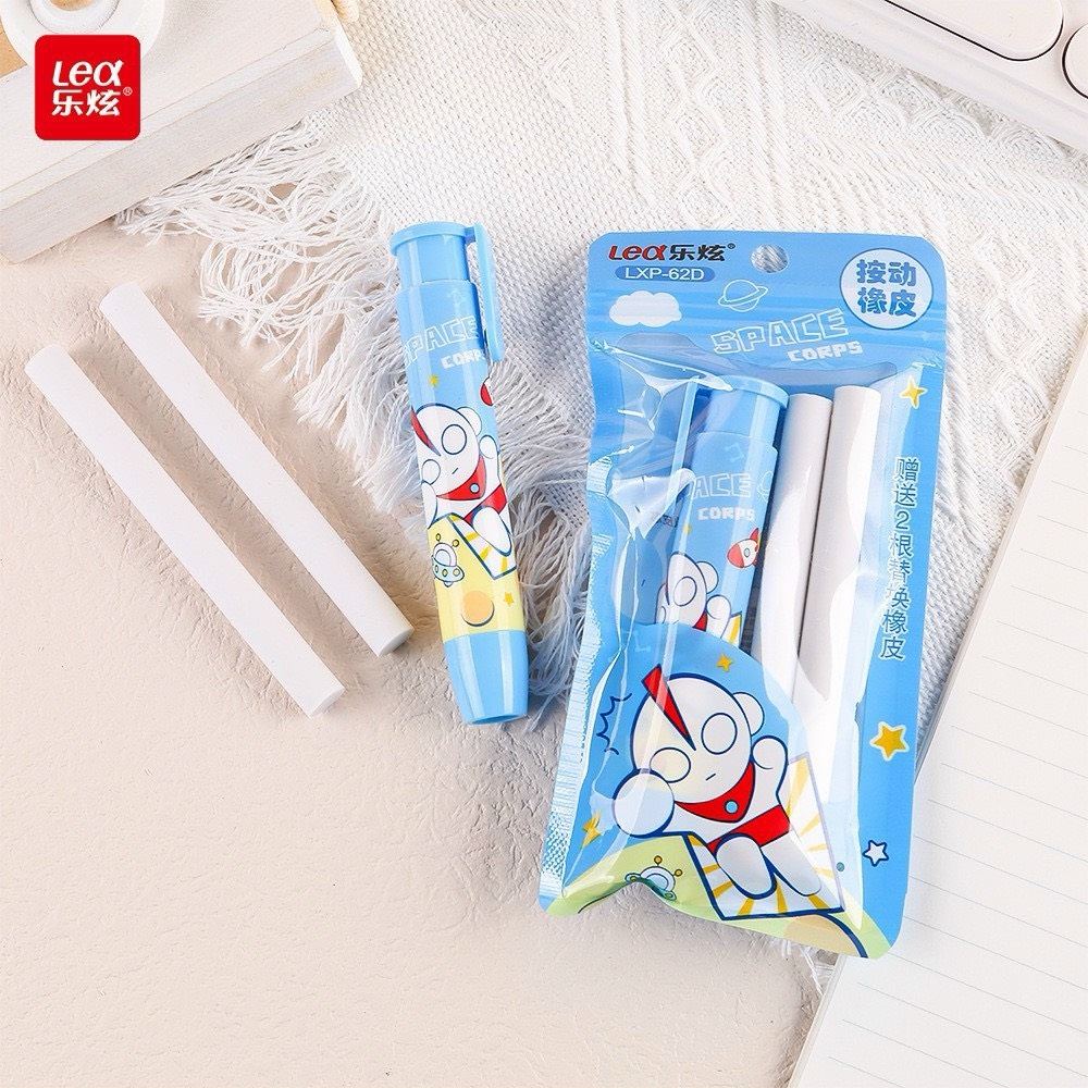 Gôm Bấm Bịch (1 Cây kèm 2 ruột) (24 Bịch/ Lốc; 18 Lốc/ Thùng; 432 Bịch/ Thùng)