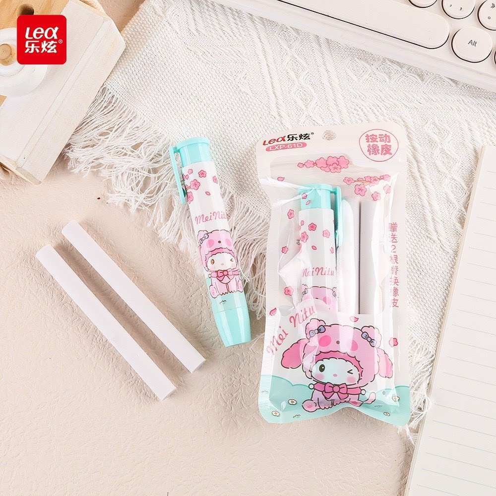 Gôm Bấm Bịch (1 Cây kèm 2 ruột) (24 Bịch/ Lốc; 18 Lốc/ Thùng; 432 Bịch/ Thùng)