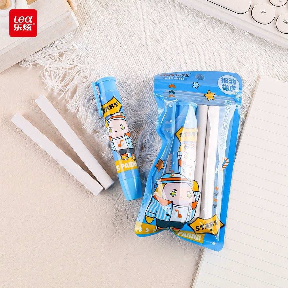 Gôm Bấm Bịch (1 Cây kèm 2 ruột) (24 Bịch/ Lốc; 18 Lốc/ Thùng; 432 Bịch/ Thùng)