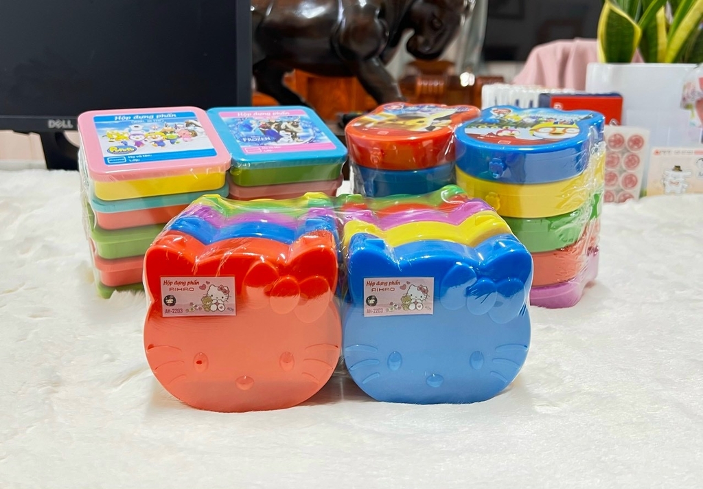 . Hộp Đựng Phấn Aihao AH-2201; 2202;2203 (10 Hộp/ Lốc; 200 Hộp/ Thùng)